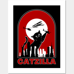 Catzilla Posters and Art